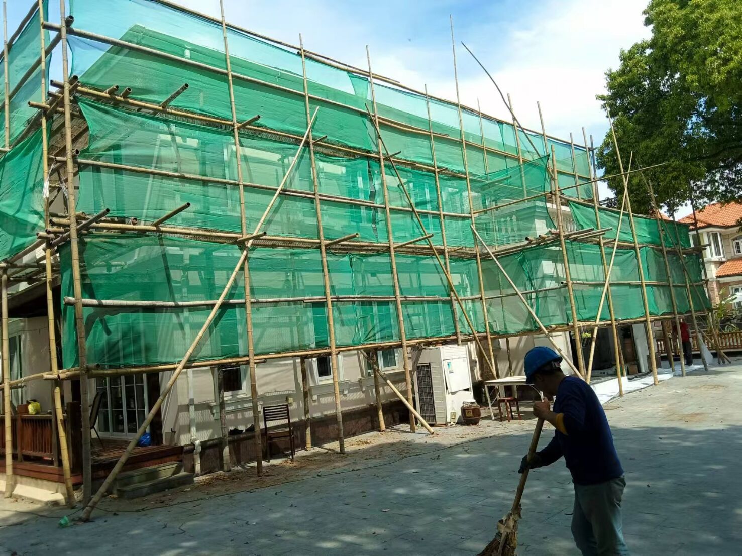 搭毛竹脚手架-上海脚手架即省钱又实用的选择
